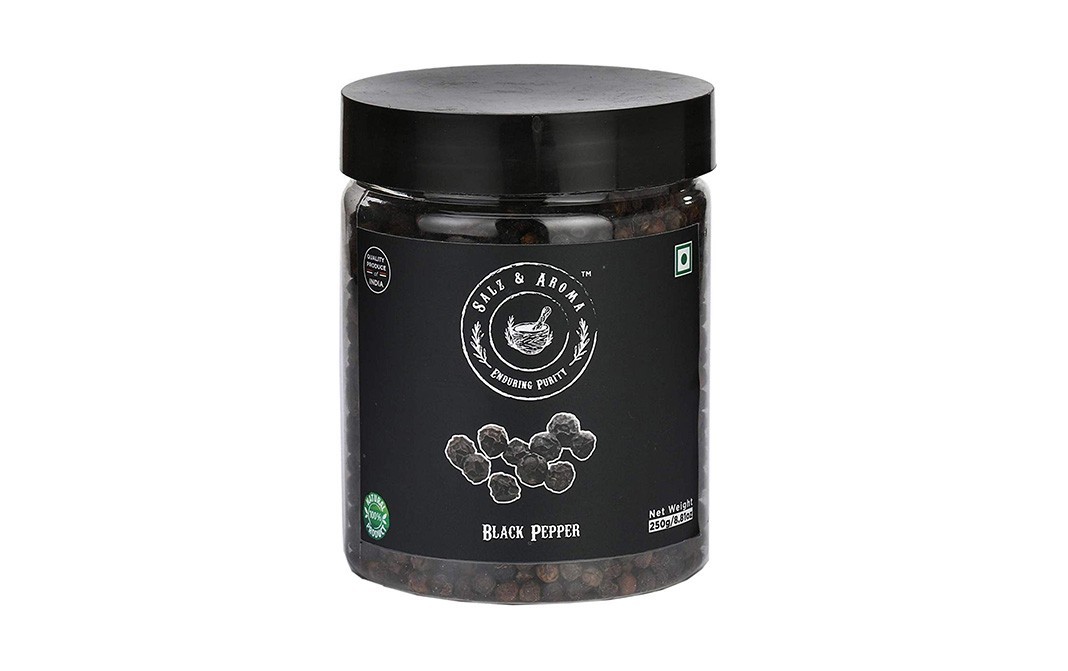 Salz & Aroma Black Pepper    Plastic Jar  250 grams